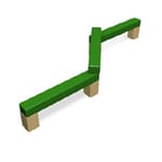 View 3 Station Balance Beam